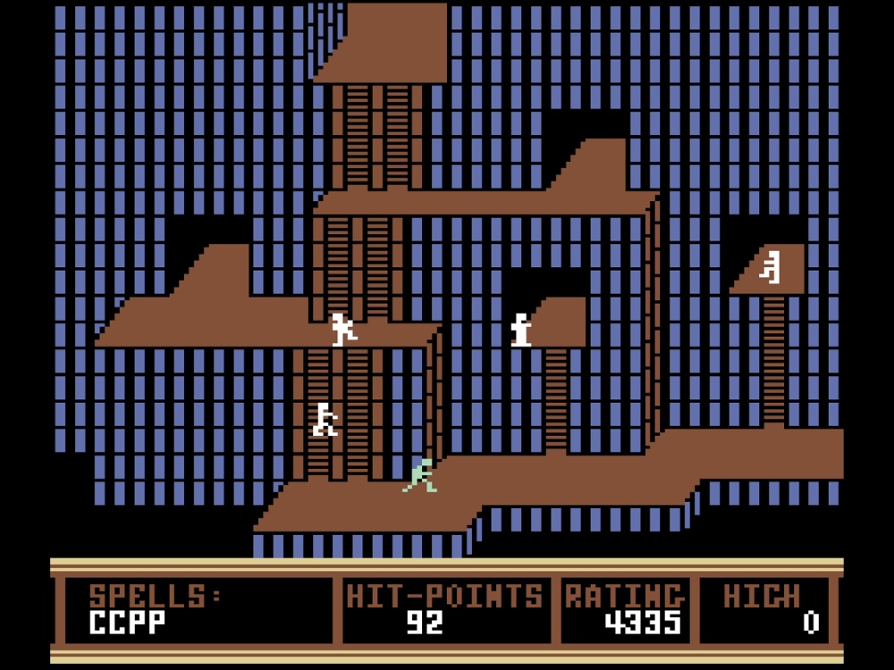 Gameplay of Realm of Impossibility for Commodore 64
